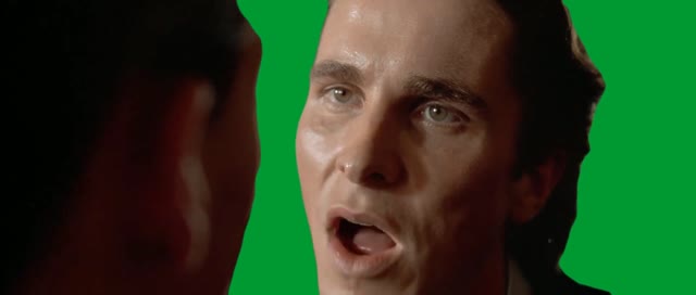 Why Isnt It Possible American Psycho green screen