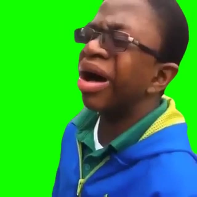 Why You Crying green screen