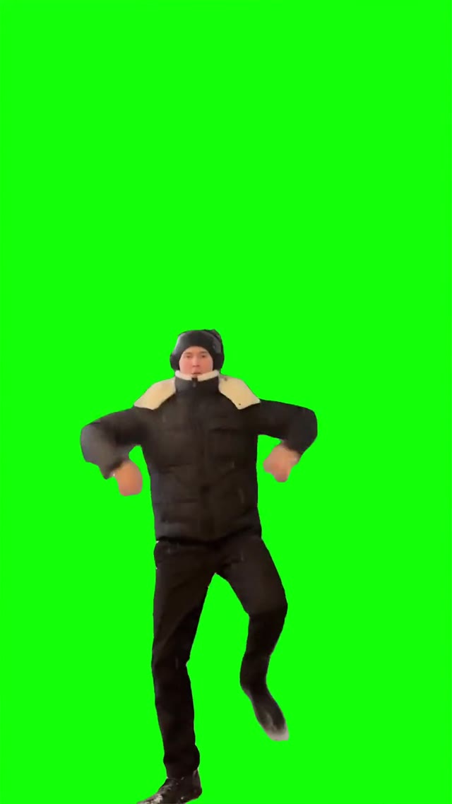 Winter tectonic green screen