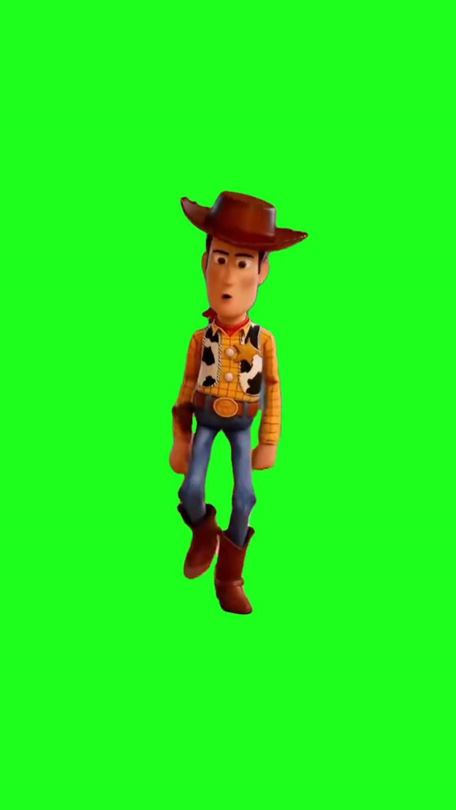 Woody Woop There It Is green screen