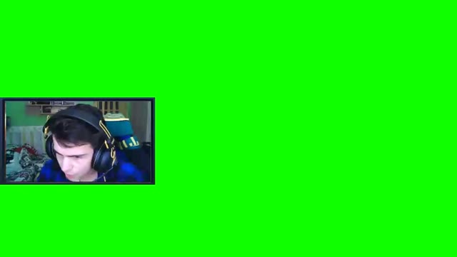 Young Streamer Rage green screen
