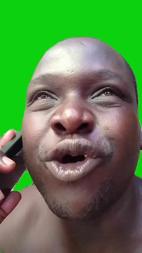 Dude calling Ronaldo green screen