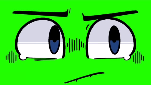 Brutal Eyes green screen