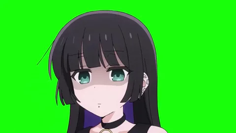 Bocchi The Rock PA san saying hello green screen