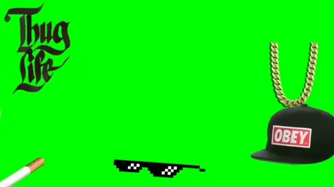 Thug life green screen