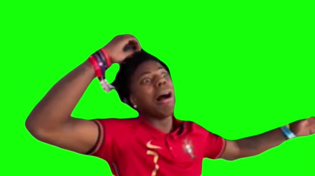 iShowSpeed Crying at Portugal World Cup Loss 1 green screen