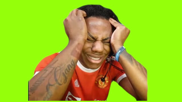 iShowSpeed Gets Mad green screen