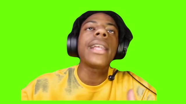 iShowSpeed OK We Friends Now green screen