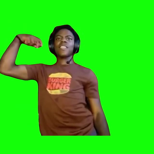 iShowSpeed Rage One Kiss is All it Takes green screen
