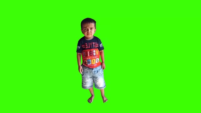 indian kids dancing green screen