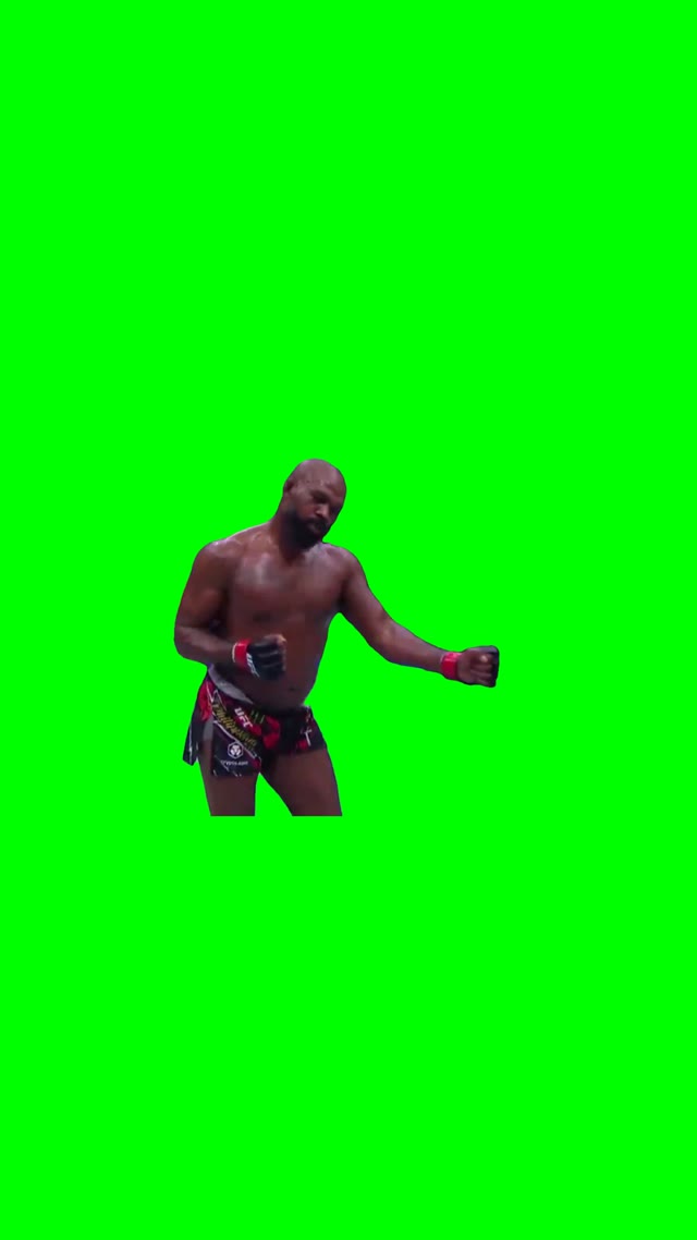 jones celebration trump dance green screen
