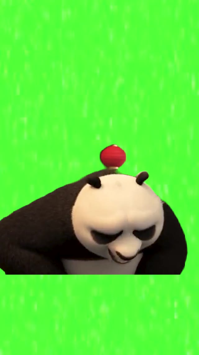 Kungfupanda green screen