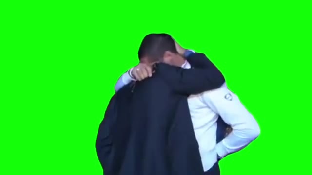 nur4LFvd Mourinho and Materazzi Crying green screen