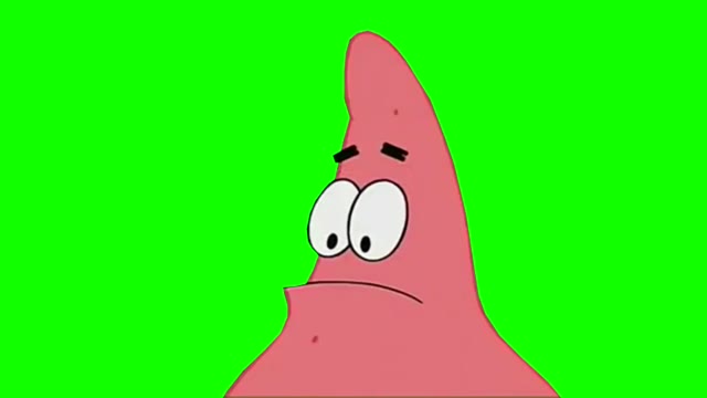 oPhFb5XK SpongeBob Patrick Blinking green screen