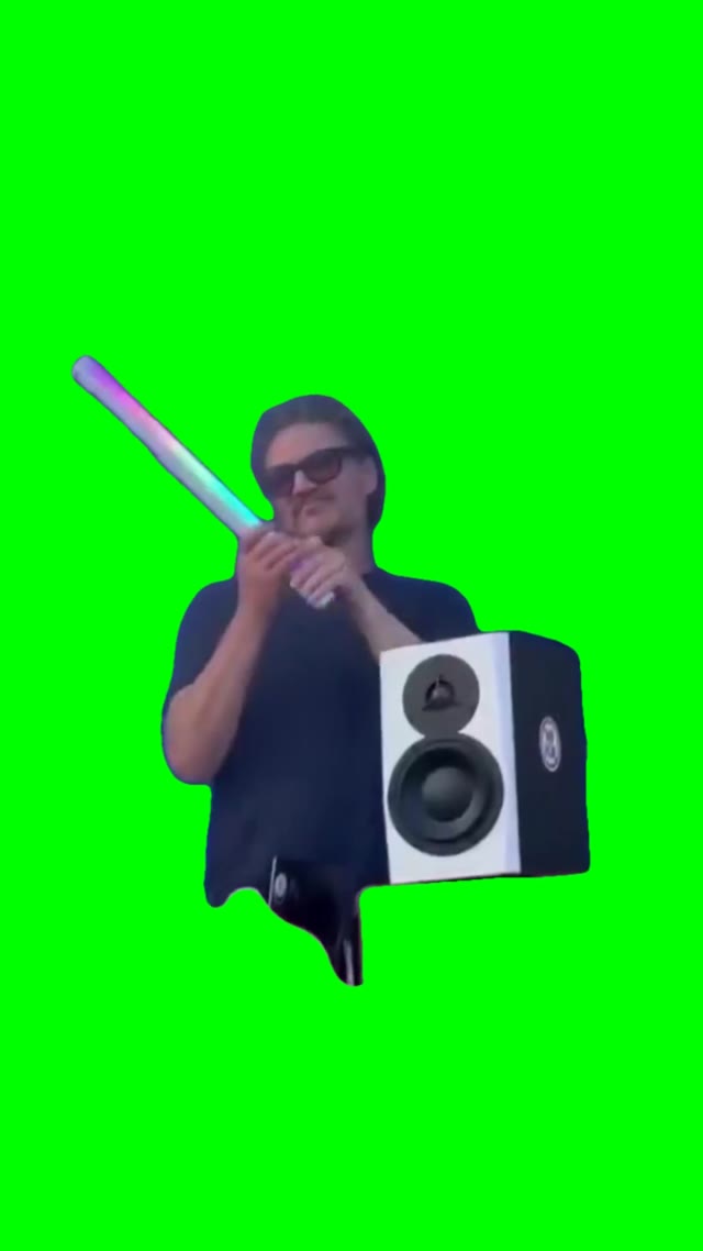 pedro dancing green screen