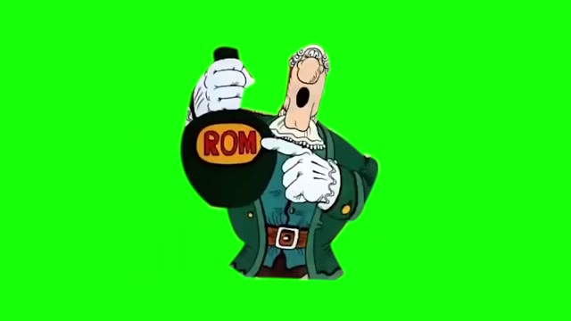 rom and death full green screen