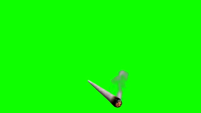 thug life cigarette smoke green screen